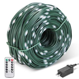 ไฟประดับตกแต่งคริสต์มาสกลางแจ้ง 1000LED ความยาว 330 ฟุต IP44 กันน้ำ พร้อมรีโมทคอนโทรล 8 โหมดแสงสว่าง และ 8 ระดับความสว่าง พร้อมตัวตั้งเวลา - Product Image 6