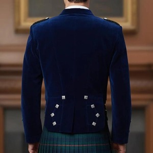 Premium <b>Prince</b> Charlie Jacket Scotland Highland Wear <b>Men</b> Kilt Outfit Wedding Formal <b>Coat</b> Manufacturer OEM - Product Image 2
