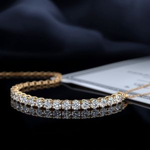 Cadena de Oro Sólido de 18K con Piedra Natural, Diseño Minimalista y Solitario para Mujer, Oro Blanco, Joyería Fina, Diseño Ético y de Lujo OEM - Product Image 4