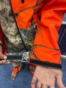 <b>Men's</b> Hi Visibility Camouflage Workwear Hoodie Pants <b>Set</b> Polyester Heat Transfer Printing <b>Thermal</b> Rip-Stop Waterproof Windproof - Product Image 2