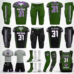 Elite Custom American Football Uniform Kit Sublimated Jersey Pants <b>Socks</b> Reba Sports Full Team Package - Product Image 4