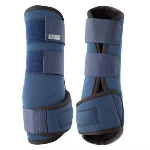 Bottes anti-mouches pour chevaux en néoprène et cuir PU, maille respirante, qualité supérieure, protection complète des jambes, nouveau design 2026, service OEM - Product Image 1