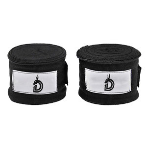 Vendas de boxeo elásticas con soporte para muñeca para entrenamiento de kickboxing, vendas de boxeo de neopreno con presilla para el pulgar - Product Image 3