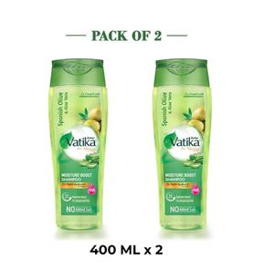 Shampoo Dabur Vatika Bio Infusions Moisture Bomb, lot de 2, 400 ml - Product Image 1