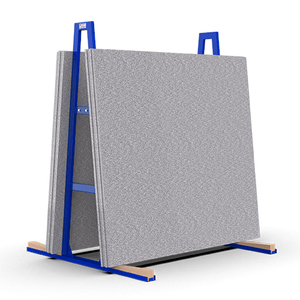 ชั้นวางแผ่นหินแบบโครงเหล็กสำหรับหินแกรนิตและหินอ่อน - Product Image 6