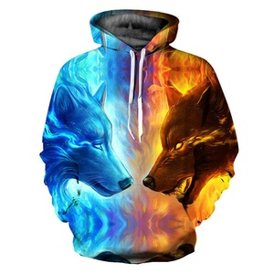 Men Women 3D Graphic Long Sleeve Hoodie Hooded Sweatshirts Casual Tops Blouse - Product Image 5