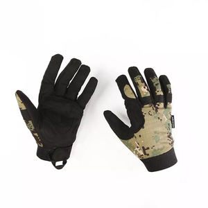 Wholesale 2025 High Quality Durable Leather Full-Finger Tactical <b>Gloves</b> Microfiber <b>Gloves</b> <b>Touchscreen</b> for Sports/Cycling - Product Image 1