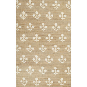 Tapis d'intérieur en laine et jute tissés à la main Bloom Natural, ensemble premium par DreamCraft du Vietnam - Product Image 2
