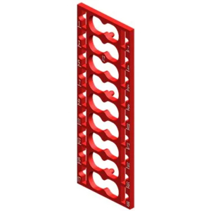 Étiquettes codées par couleur 6ES7193-6CP72-2AA0 ET200SP CC72 pour 10 bornes AUX, type BU A0, accessoire PLC à enfoncement - Product Image 2