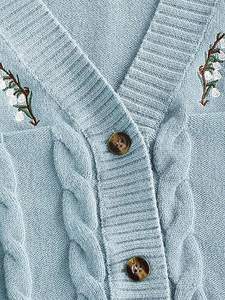 Suéter de Punto Premium para Mujer, Tejido Suave, Cálido para Otoño e Invierno, Color Sólido, Prenda Casual - Product Image 4