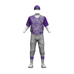Ropa Deportiva de Alta Calidad, Uniforme de Béisbol Sublimado y Jersey de Secado Rápido con Tela Ventilada 100% Poliéster, Personalizado para Equipos - Product Image 1