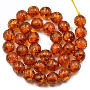 Cuentas Sueltas Redondas Facetadas de Resina Verde de ILAHI para Joyería DIY, Manualidades y Estatuas, Hechas en Uttar Pradesh ICORB-14605 - Product Image 4