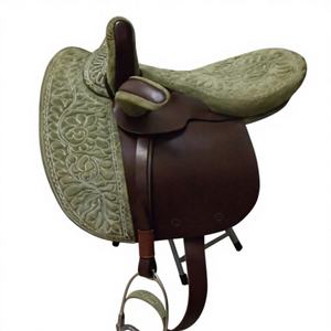 Asiento de Montar a Caballo de Cuero Genuino de Larga Duración, Absorbente de Sudor, con Estructura de Madera, Calidad Exclusiva, Venta al Por Mayor - Product Image 1