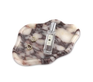 OEM Manufacturer Designer Marble Tray with Premium Finish for Upscale Interior Decoration Dining and Coffee <b>Table</b> Display - Product Image 1