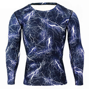 Wholesale Supplier Export Quality <b>Men</b> <b>Compression</b> <b>Shirts</b> Quick Dry Training Wear Breathable High Elasticity Sports Top - Product Image 4