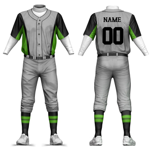 Teams Training and Matches Personalized Baseball Jersey Uniform Custom Name Number and Team Logo Sublimated Jersey and Pants <b>Set</b> - Product Image 1