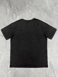 Camisetas de Algodón Lavado al Ácido para Hombre, Personalizadas con MOQ Bajo, Estilo Urbano Oversize, Tejido Suave y Pesado de 230g - Product Image 2