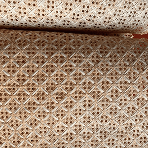 Diseño de Lujo - Lámina de Ratán Natural con Patrón Rómbico, Tejido Cerrado de Ratán, Ratán Natural - Product Image 1