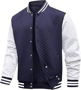 Men's Casual Spring Satin Windbreaker 100% Cotton <b>Waterproof</b> Breathable Quick Dry <b>Thin</b> Athletic Varsity <b>Jacket</b> Front Logo - Product Image 6