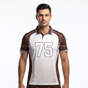Maillot de cricket 100 % polyester à séchage rapide, maillots de cricket professionnels pour hommes, maillot de football sublimé respirant pour hommes - Product Image 6