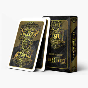 Cartas de Juego Acesfull USA - Caja Coleccionable, Material Plástico Ecológico con Acabado Mate, Índice Jumbo, Multicolor - Para Póker - Product Image 1