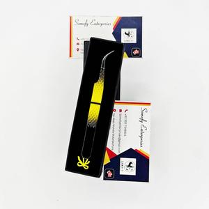 Pinzas Profesionales para Pestañas Somohy Enterprises, Acero Inoxidable, Punta Suave de Precisión, 10 mm, Empaquetado en Caja - Product Image 3