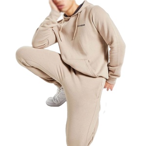 Nouveau pull-over survêtement à la mode pour hommes hiver chaud grande taille à capuche avec logo personnalisable à motif solide - Product Image 1