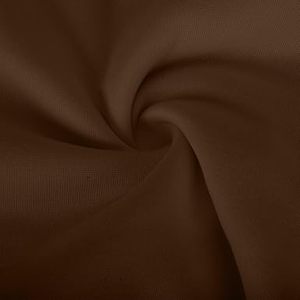 Women's Brown Two-Piece <b>Knitted</b> Cotton Shorts <b>Set</b> Casual O-Neck Full Sleeve Loose Fit Solid Color Spring Summer Wear Pockets - Product Image 5