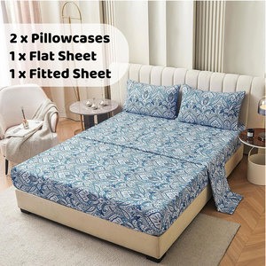 Ensemble de draps de lit modernes en coton polyester solide 600TC, écologiques, de haute qualité, pour la maison - Product Image 2