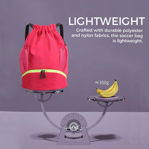 Mochilas de Fútbol Plegables y Suaves con Impresión Personalizada, Bolsas para Jugadores de Fútbol, Transpirables e Impermeables, Equipamiento Deportivo para Equipos, OEM, Exportación de Pakistán - Product Image 2