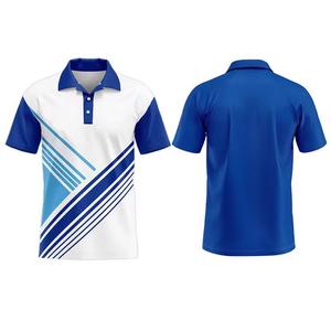 T-shirt en jersey de polyester polo de haute qualité, design personnalisé, nouveau modèle, pour hommes et femmes, imprimé, motifs, tailles plus grandes - Product Image 1