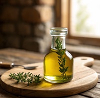 Minyak Esensial Thyme Putih Organik HIMVEDA 100% Murni, Distilasi Uap, Minyak Aromaterapi Segar, Ramah Lingkungan, Perawatan Tubuh Alami
