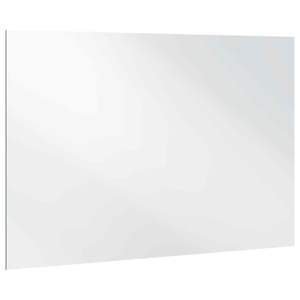 Miroir mural rectangulaire en verre trempé 31,50 x 23,62 pouces, design sans cadre - Product Image 4