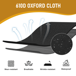 Portable Army Black <b>Folding</b> Camping <b>Cot</b> with Carrying Bag for Outdoor Adventures - Product Image 5