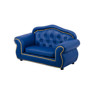 โซฟาเด็กหนัง PU แบบดั้งเดิม ขาไม้ปรับได้ ดีไซน์ปลอดภัย เป็นมิตรกับสิ่งแวดล้อม ใช้ในบ้าน ห้องนอน โรงเรียน สำหรับเด็กอายุ 2 ปีขึ้นไป - Product Image 3