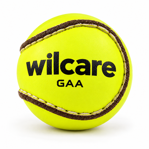 ลูกบอลออกกำลังกาย Wilcare ทำจากวัสดุ PU ทนทาน ลูกบอลกีฬาสำหรับทีม สีเหลืองพร้อมตะเข็บสีน้ำตาล วัสดุ PU ทนทาน - Product Image 6