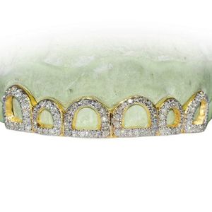 Grillz de Dientes de Lujo Estilo Diamante de Alta Reflexión con Chapado en Oro de Plata 925 y Moissanita D VVS Claridad para un Brillo de Alto Rendimiento - Product Image 1