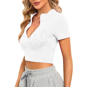 Camiseta Corta Moderna para Mujer, Ligera y Cómoda, para Atuendos Casuales - Product Image 2