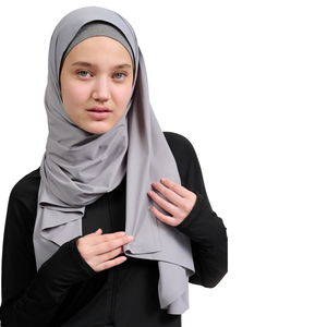 ผ้าคลุมศีรษะฮิญาบแบบเรียบคุณภาพสูงสำหรับผู้หญิง เนื้อผ้านุ่มลื่น ระบายอากาศได้ดี ผ้าคลุมศีรษะอิสลาม ผู้ผลิตขายส่ง - Product Image 1