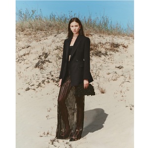 Nueva Tendencia en Faldas Largas para Mujer, ODM MIRENA, Falda en Línea A, 100% Algodón, MOQ Bajo, Faldas Largas Rectas de Seda para Mujer - Product Image 2