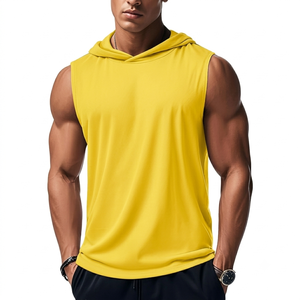 Sudadera sin Mangas Personalizada para Hombre, Algodón Suave, Ropa Deportiva para Entrenamiento, Proveedor de Fábrica OEM ODM al por Mayor - Product Image 3