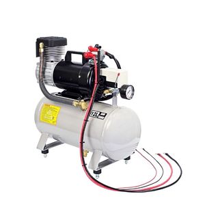 24V High Efficiency Weatherproof Portable <b>Mini</b> Long Duty Cycle Professional Oil-Free Air <b>Compressor</b> Pump with 12 Liter Tank - Product Image 2