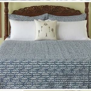Hand Block Printed Sanganer Cotton Kantha Queen Size Throw Large Width Handmade Indian <b>Quilt</b> Boho <b>Bedding</b> Home Textile Wholesale - Product Image 5