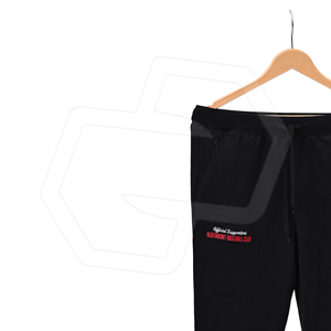 NIZA GEAR Pantalon de jogging noir pour homme, coupe droite, très élastique, en molleton polyester/coton respirant, avec cordon de serrage et poches, décontracté, hiver - Product Image 3