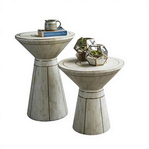 Table basse nordique moderne incrustation d'os style américain populaire pour le hall de déco d'intérieur de maison de bureau-pour les meubles de salon - Product Image 1