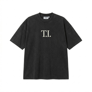 เสื้อยืดเฟรนช์เทอร์รี่เนื้อหนาสำหรับผู้ชาย |   ผ้าฝ้าย 100% 220 GSM ซักกรด ทรงวินเทจ ไหล่ตก ทรงบ็อกซี่สุดเท่ สไตล์ฮิปฮอป - Product Image 1