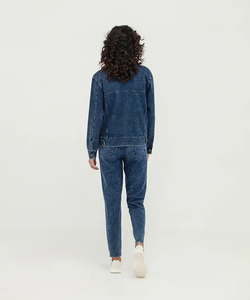 Nueva Chaqueta Vaquera Personalizada OEM de Primera Calidad para Mujer, Chaqueta Vaquera Corta de Manga Larga para Mujer, Chaquetas Vaqueras para Mujer - Product Image 4