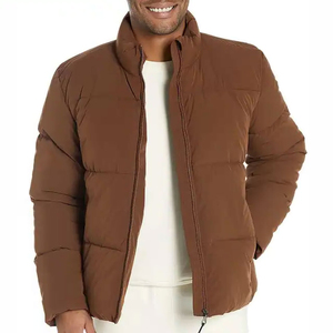 Chaquetas Acolchadas de Lona Personalizadas para Hombre, Fabricadas en Pakistán, con Cuello Alto, Transpirables, de Color Sólido, 100% Fibra de Bambú - Product Image 3