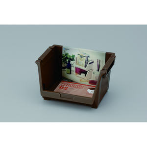 Organizer da cucina marrone largo 2 livelli Inomata 02 - Product Image 1