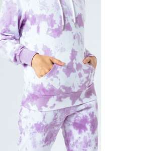 Nouvel ensemble de survêtements et de sweats à capuche pour femmes, style 2025, avec logo personnalisé, vente en gros d'usine, hiver, coupe courte, couleur unie, effet délavé - Product Image 4